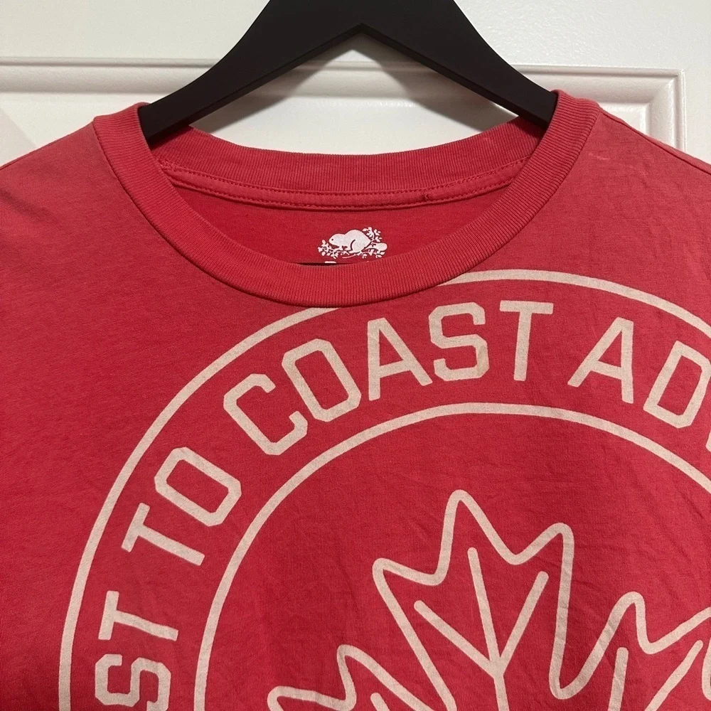 Roots Canada Coral Long Sleeve T-shirt Size Medium Women’s - Picture 4 of 9